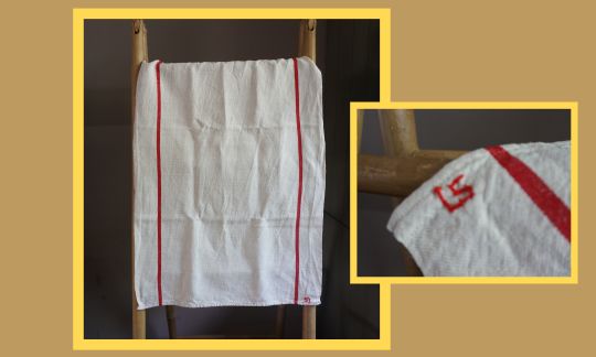 G 0611-46 Keukendoek van grof linnen